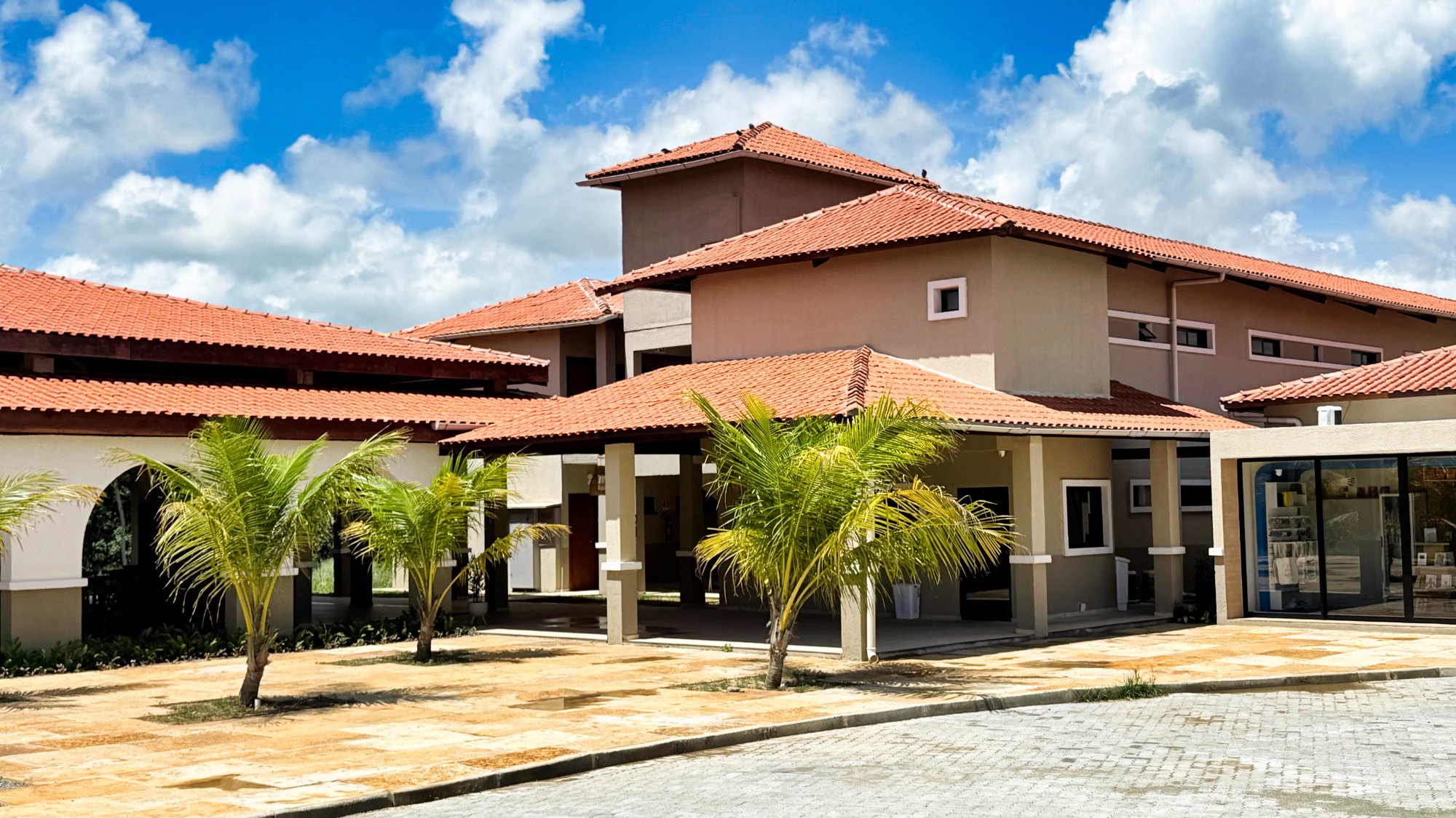 Fachada da hospedagem em Aquiraz CE